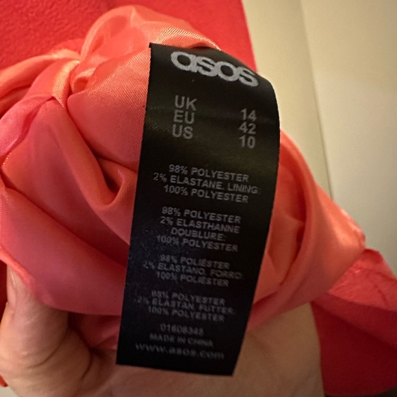 ASOS Zip Peplum Dress - Picture 5 of 5